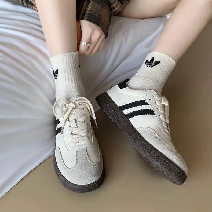 Giày Thể Thao Nữ  Sneaker Samba Ulzzang Phong Cách Retro Thời Trang - GS1 1