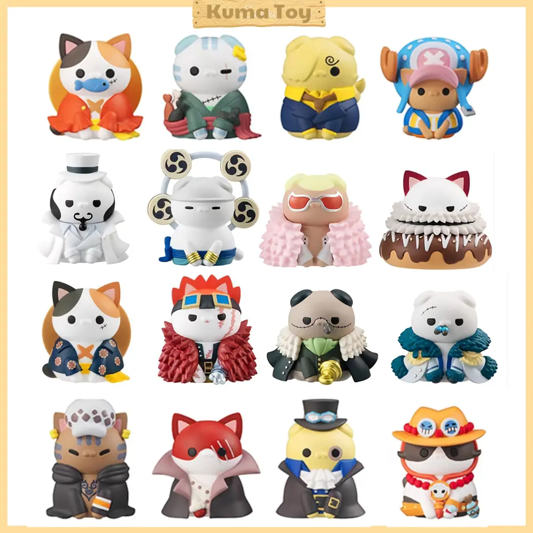 [Chọn mẫu] Mô hình Mèo Tsum Tsum One Piece Luffy, Zoro, Shank, Katakuri, Ace, Chopper, Enel, Sanji - Figure anime Vua Hải Tặc Đồ Chơi Toy