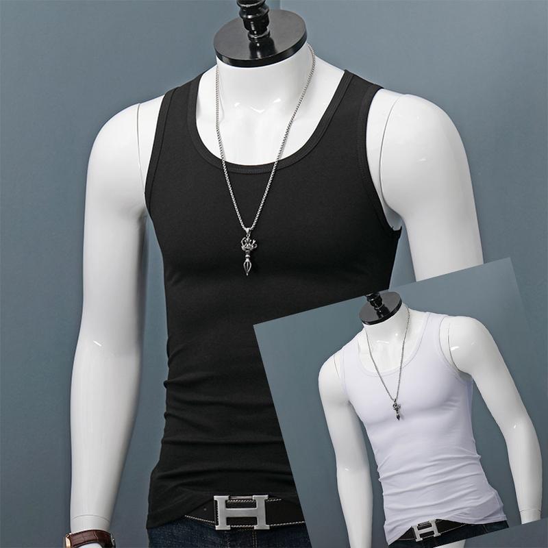 Combo 2 Áo ba lỗ nam sát nách, form ôm, thun lạnh TheLynh 139