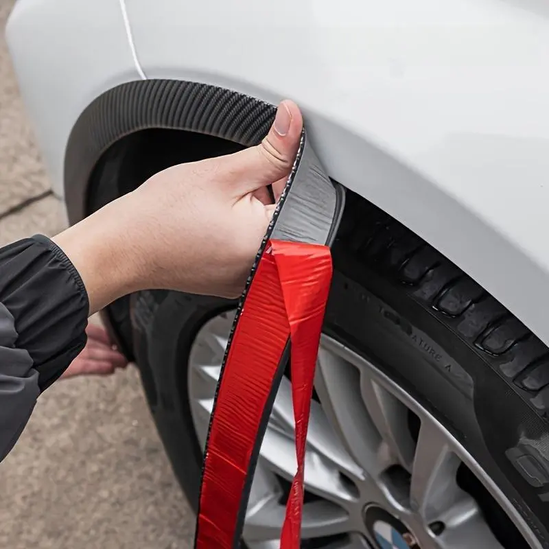 Carbon Fiber Car Anti-scratch Strip, Car Wheel Eyebrow Collision Strip, Car Wheel Arch Protective Cover, Wheel-arch Trim Eyebrow Protector, Car Accessories, Vehicle