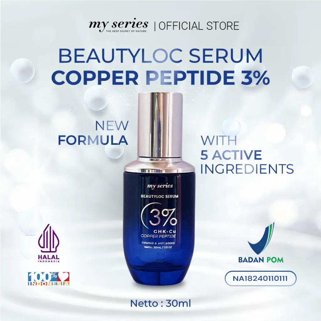 MY SERIES BEAUTYLOC SERUM 3% GHK-CU COPPER PEPTIDE NEW FORMULA