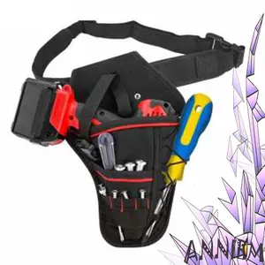 [COD] Tas Pinggang Perkakas Bor Obeng Drill Holster Tukang Kayu Kelistrikan Media Tinggi Anti Sobek Katun Praktis Lengkap
