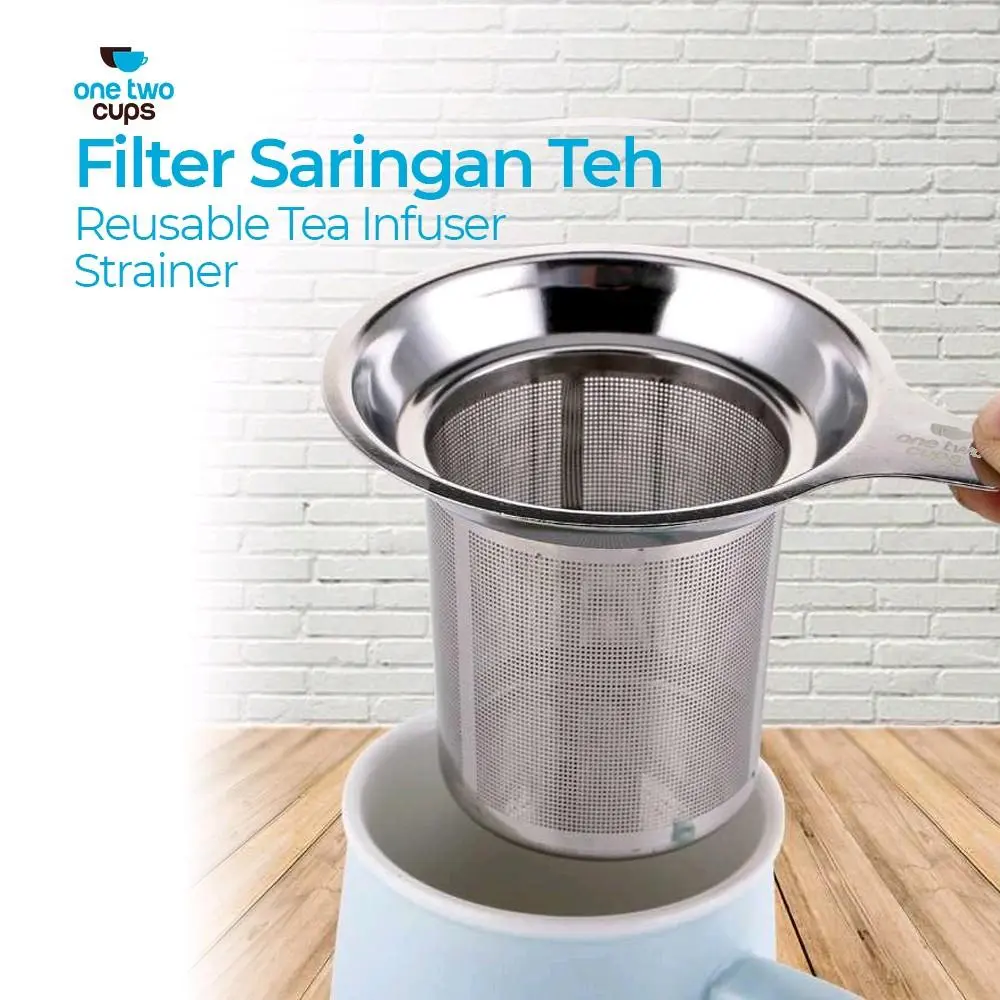Saringan Teh Reusable Tea Infuser Stainless Steel - WLC367