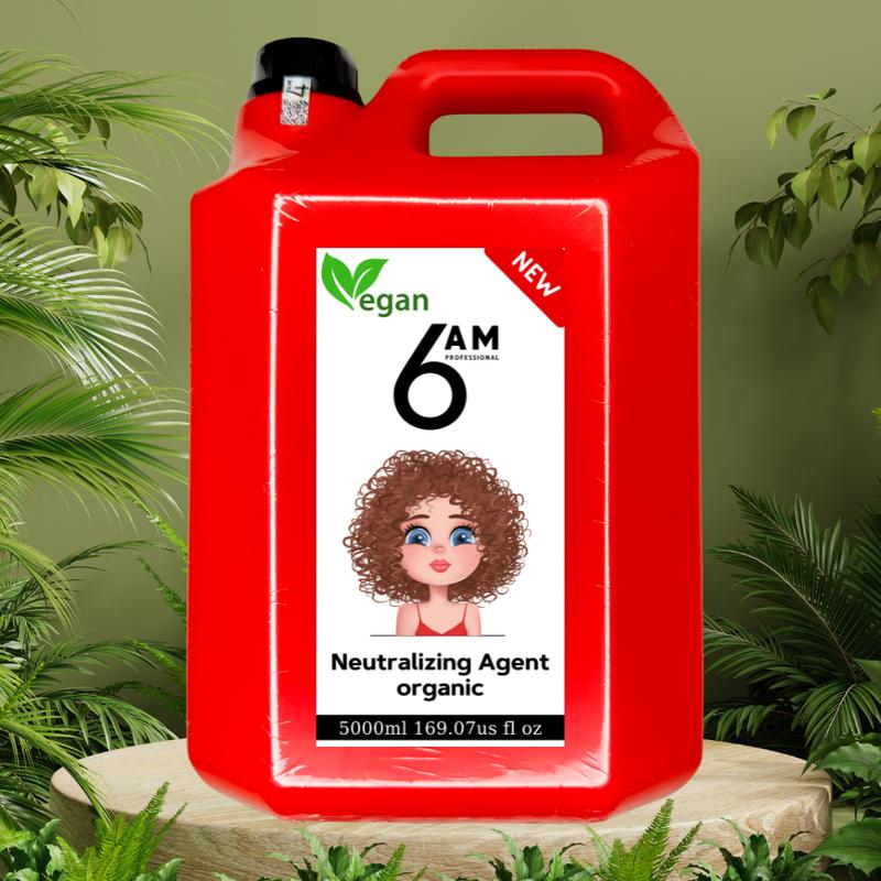 Dập Uốn Tóc Thuần Chay 5 Lít - Dung Dịch Định Hình Uốn Nóng, Uốn Lạnh Hữu Cơ Cho Tóc,6AM - Women, Nữ, Nam