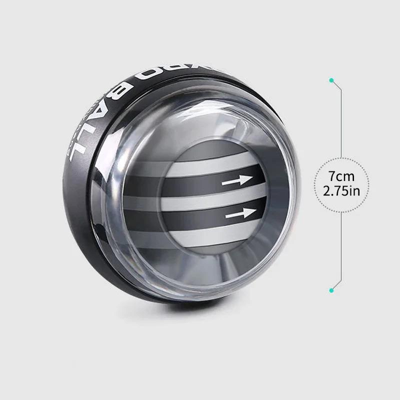 Product Introduction of 1pc Gyro Ball Wrist Ball Power Trainer Ball Strengthener and Forearm Strengthening Exerciser Home Gym Fitness Equipment 9