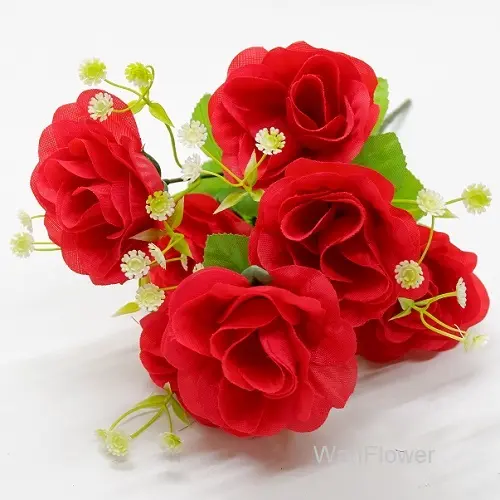 WANFLOWER Bunga Mawar Luna X7 Decoration Wedding 3