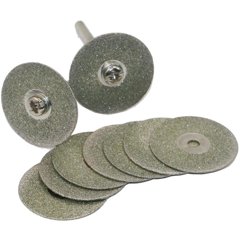 10pcs 22mm  Cutting Disc  Off Mini Diamond Saw Blade Drill Rotary Tool 1