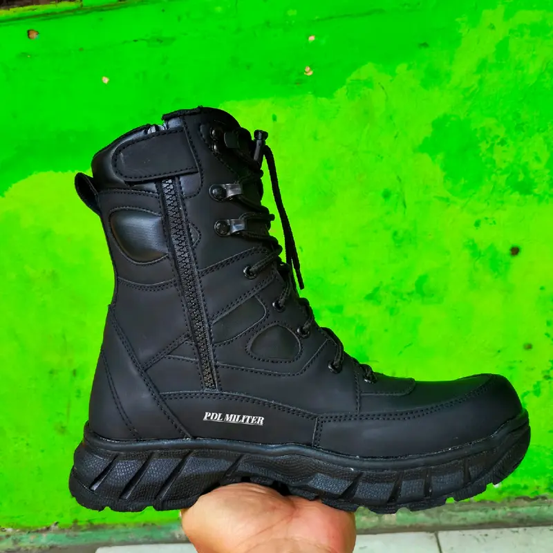 Sepatu pdl tni polri dan security terbaru tinggi 8 inc ujung besi original caanggo militery 2