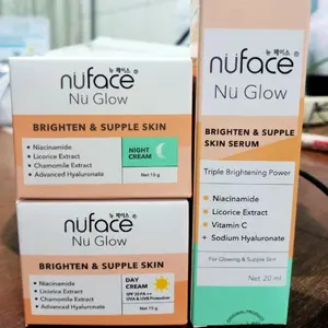 Ready !!! Nuface Skincare 3 in 1 Pencerah Wajah / Paket Hemat Nuface 3 in 1 Kusam Mencerahkan