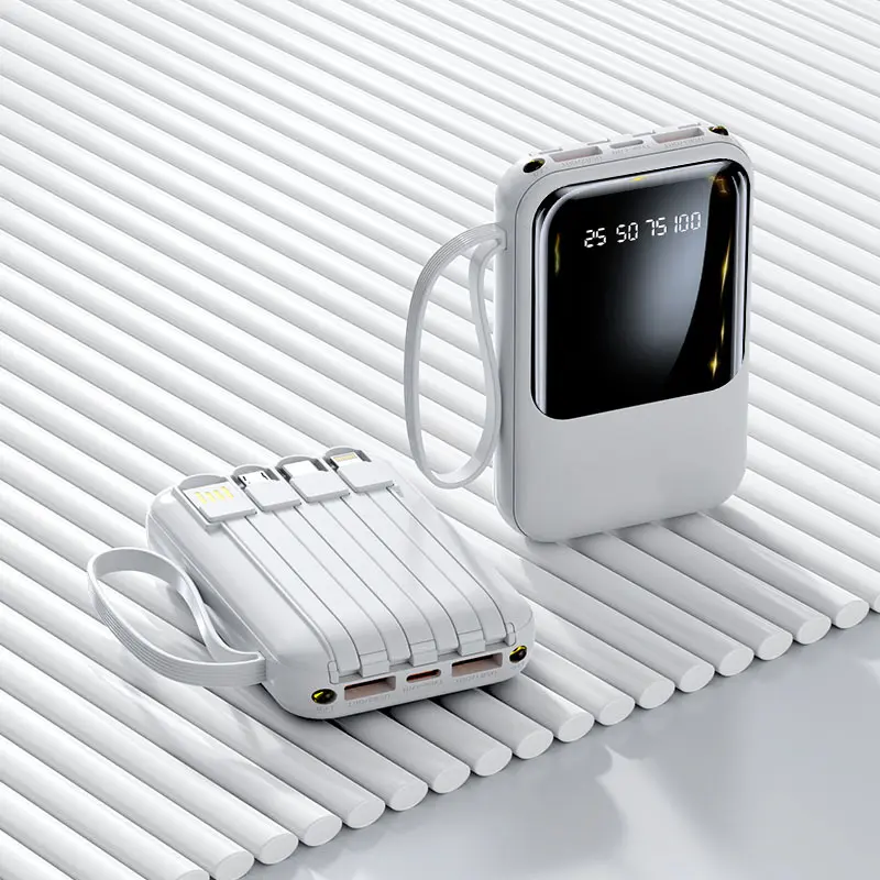 Sạc dự phòng có dây mini tích hợp 20000 mAh sạc dự phòng di động dung lượng lớn sạc nhanh-61 6