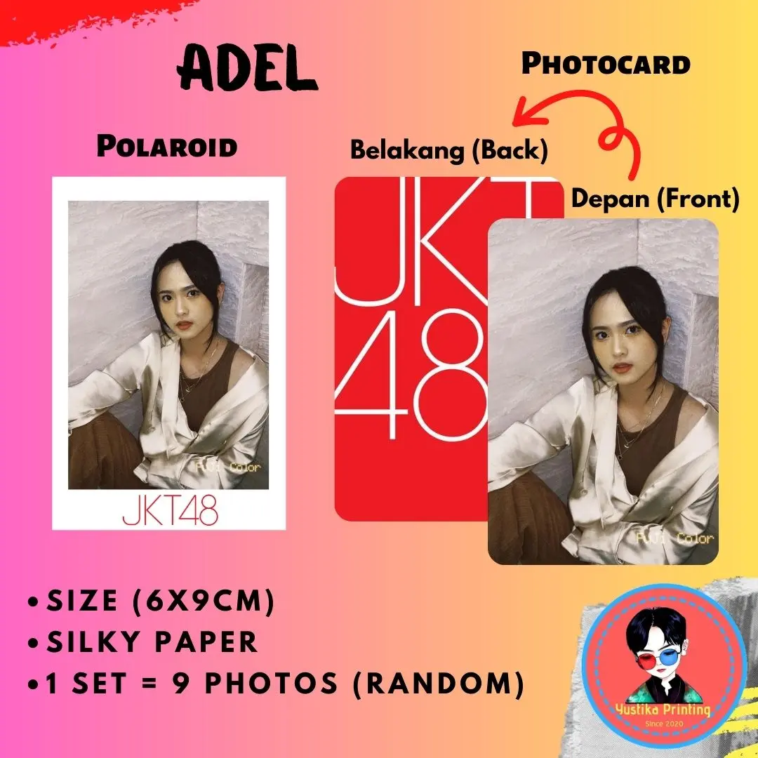(ISI 9 PCS) Photocard Polaroid Member JKT48