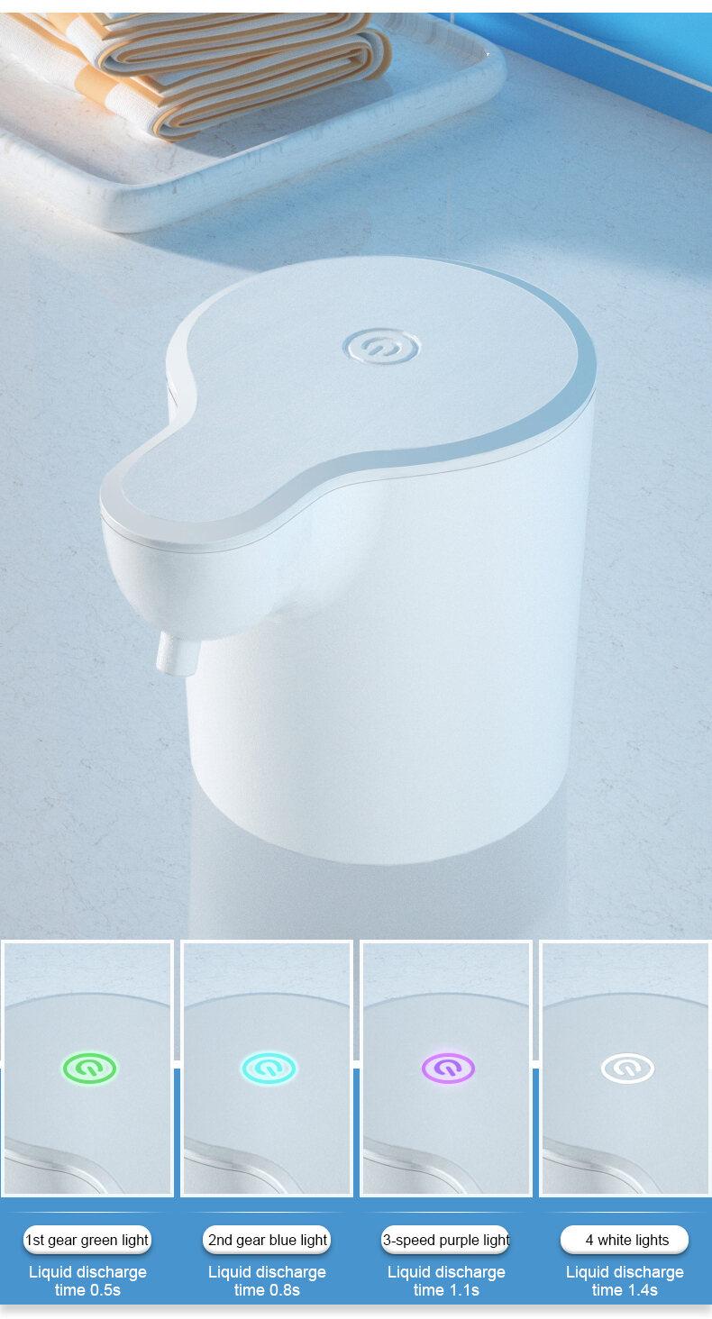 Product Introduction of 【SKIT SG】350ml/600ml Automatic Touchless Soap Dispenser w/ 2000mah Rechargeable Battery, Infrared Motion Sensor Hands Free Foam/Liquid Gel Soap/Sanitizer for Bathroom Kitchen, Handfree Auto Foaming IPX4 Waterproof Smart Dispenser Machine Via USB Charging 14