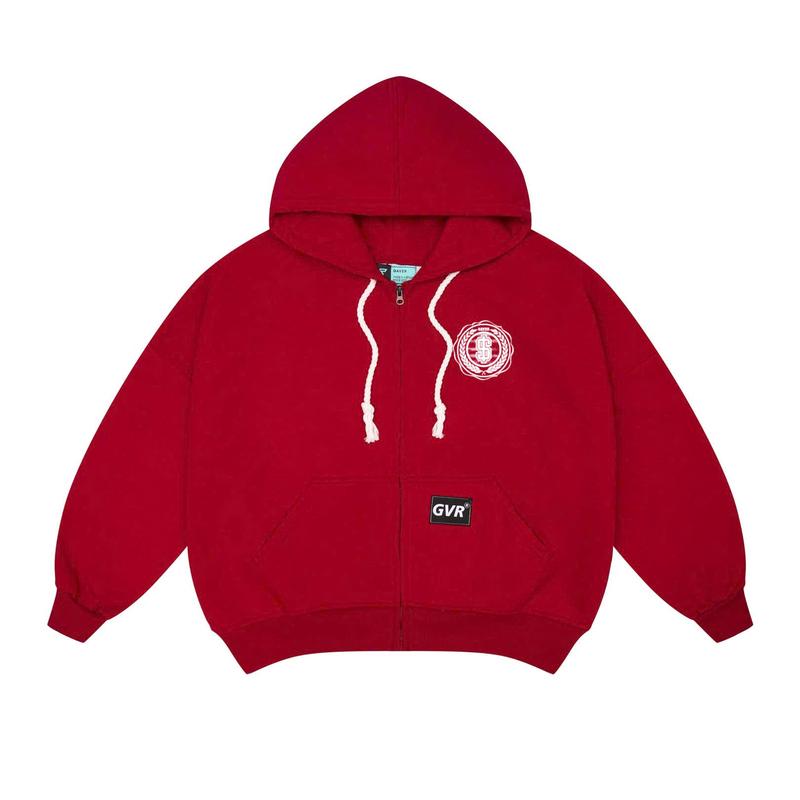 Áo khoác khóa kéo FOREVER form boxy, khóa kéo 2 đầu Unisex_GAVER Women Top 3