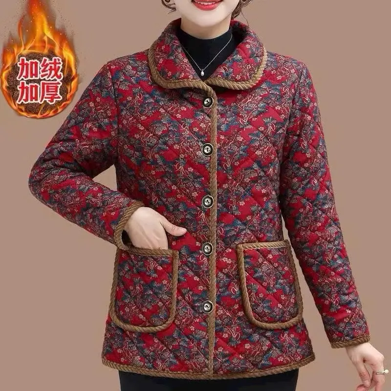 Áo Khoác Bông  Nhẹ , Ấm Cho Các Mẹ , Bà Size 40-65kg 7