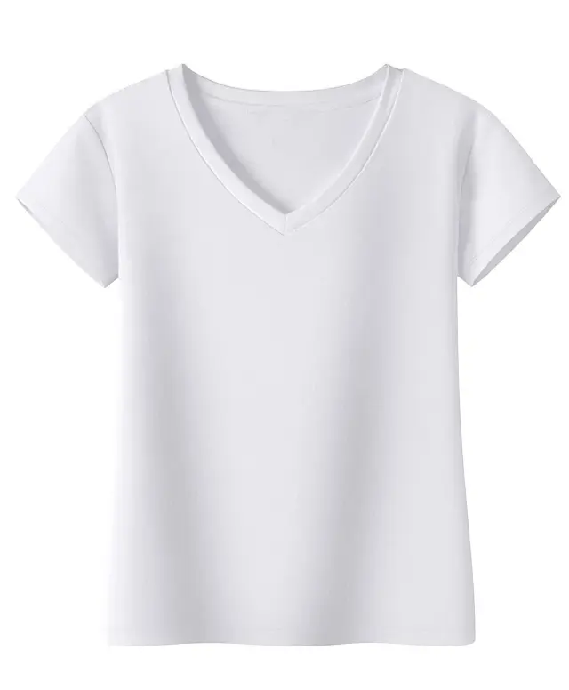 Kaos wanita Polos Vneck lengan pendek / Kaos wanita Polos Lembut Soft