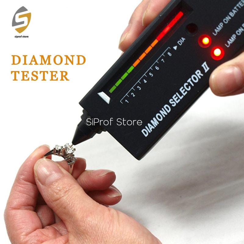 Product Introduction of Penguji Berlian Alat Deteksi Gemstone Diamond Selector Ⅱ Pengukur Batu Akik Tes Batu Tester Moissanite 19