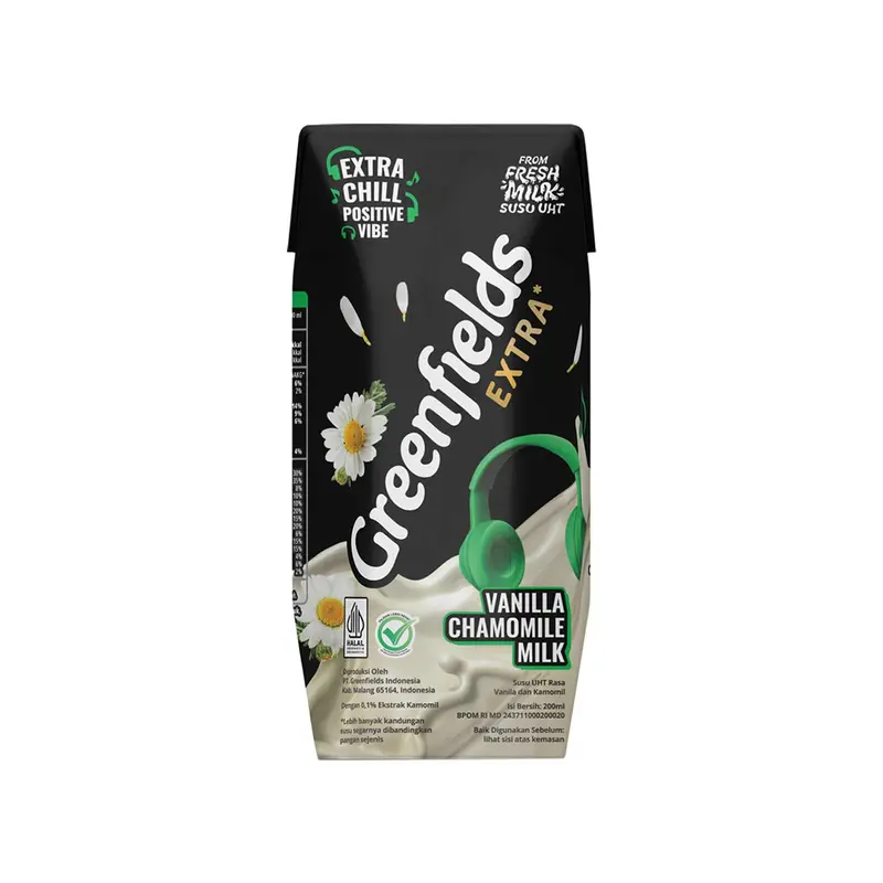 Greenfields Uht Extra Vanila Chamomile 200 Ml 0