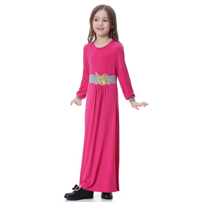 Product Introduction of 4-16 years old Muslim Girl Skirt Set Muslim Girl Long Dress Set Muslim Girl Clothing Girl Batman Skirt Set Children's Clothing South East Asia Girl Long Dress Dress 26
