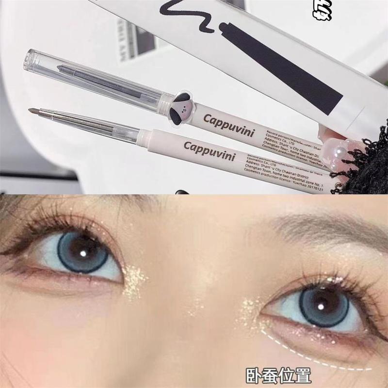 Product Introduction of Cappuvini Small Eyeliner Pencil Naturall Eye Makeup Waterproof Non Smudge Black Brown Eyeliner 4