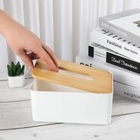 Gambar Kotak Tisu Bambu Multifungsi | Penambah Estetika Ruang Tamu & Meja Makan - M dari king rabbit official Kota Tangerang 3 Tokopedia