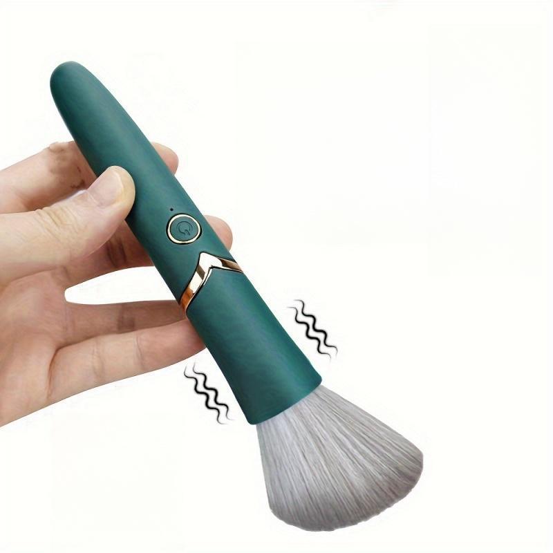 2 in 1 Electric Makeup Brush, Professional Automatic Makeup Brush, Flawless Application, Natural Makeup Powder, Quick Makeup Tool for Women, Cosmetic 2