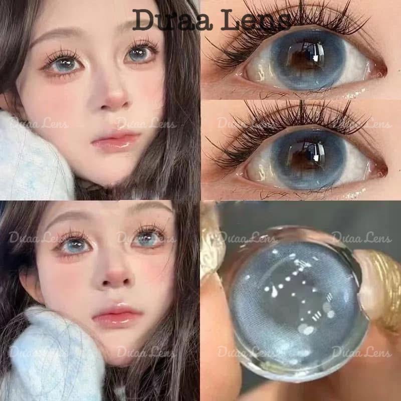 DƯAA LENS - Kính Áp Tròng Màu Xanh Venus Blue Tone Tây Make Up