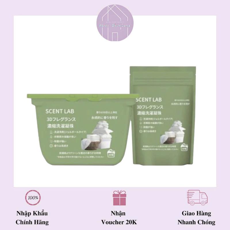 ScentLab Nước Giặt Quần Áo Dạng Viên Cao Cấp Nhật Bản