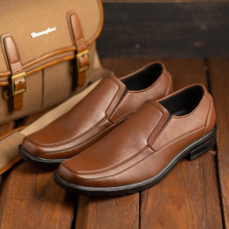 PAULMAY - Sepatu Formal Casual Pria Wina 71 Pantofel  Shoes Kerja Hitam Fantofel 6