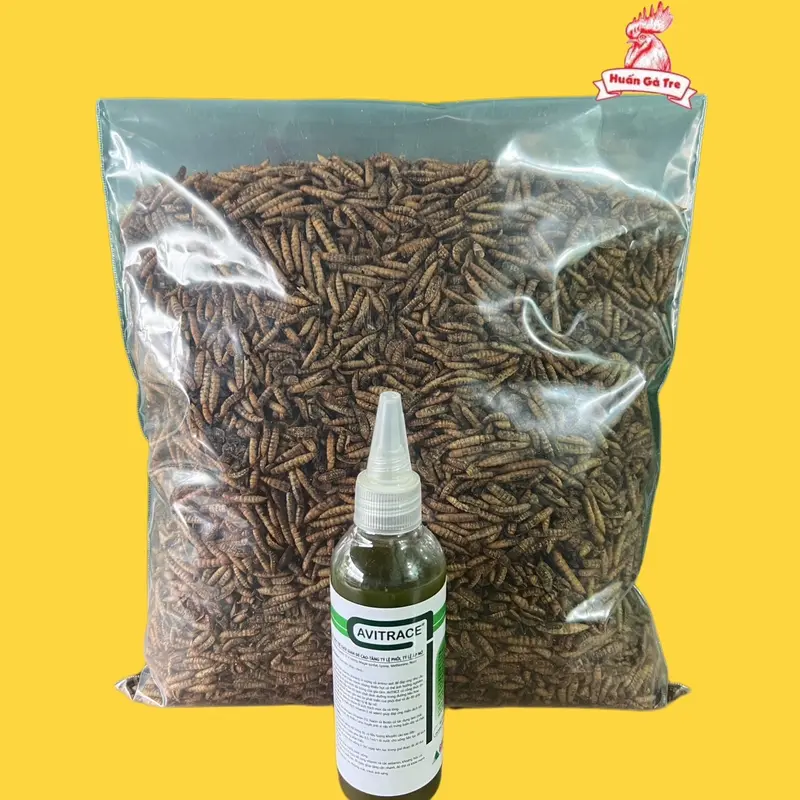 SÂU CANXI SẤY THỨC ĂN CHO GÀ, CHIM, THÚ CƯNG 2