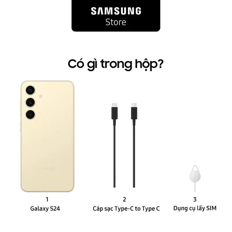 Điện thoại Samsung Galaxy S24 8GB/ 256GB 7
