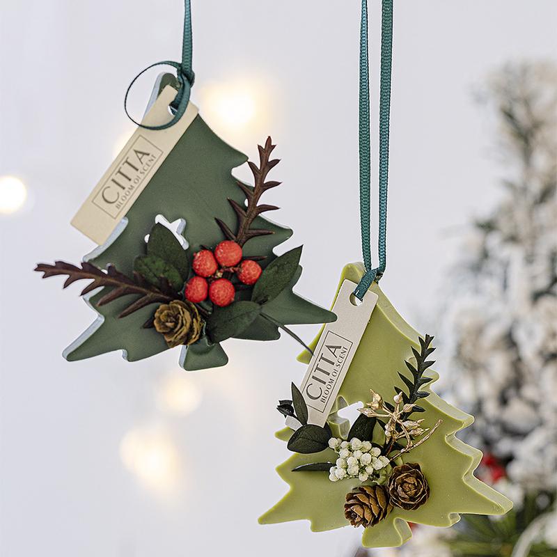 CITTA Sáp Thơm Cây Thông Noel - Sáp Thơm Cây Thông Giáng Sinh Khử Mùi Tủ Quần Áo, Xe Hơi ( Ô Tô ), Phòng Ngủ Trang Trí Cao Cấp