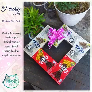 POCKY LOVE MEDIUM Regular Pack Bouquet Hadiah Ulang Tahun Wisuda