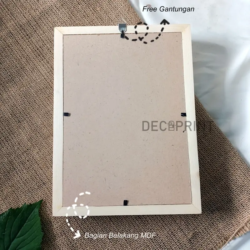 SidsWood [3D30] Bingkai 3D Kayu Akrilik 30x30 cm Bingkai Kayu Untuk Mahar Bingkai 3D Jati Belanda Figura Kayu Frame Mahar Kotak Mahar 5