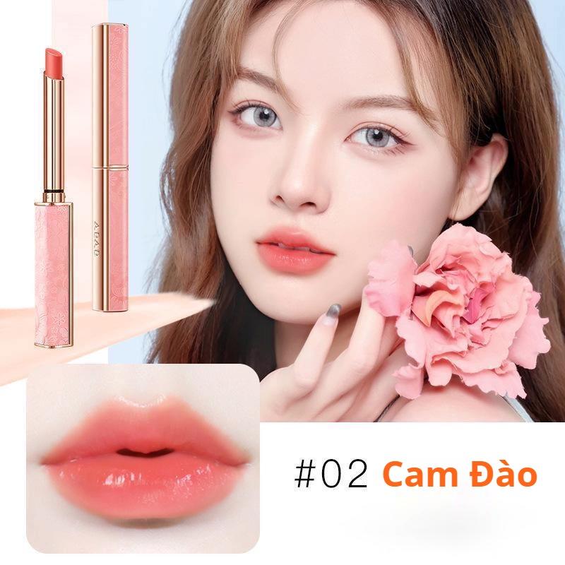 Son Dưỡng Môi Hồng Cam ADAD Trang Điểm Nữ Son Môi A244
