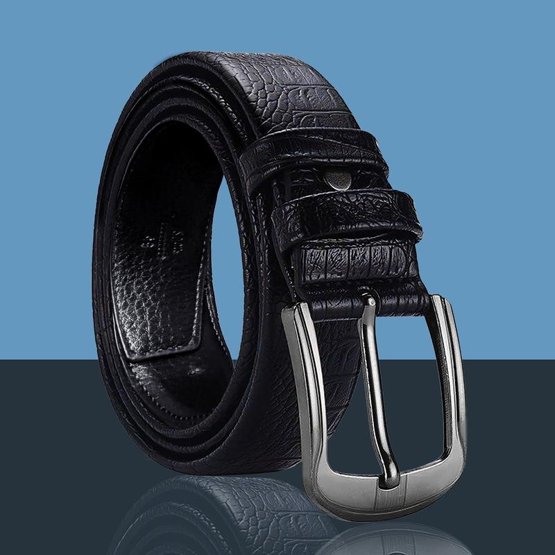 Thắt Lưng Nam Dây Da vân cá sấu khóa lỗ gài cao cấp Có Hộp đẹp Kèm Đục Lỗ  Kim Tuyến