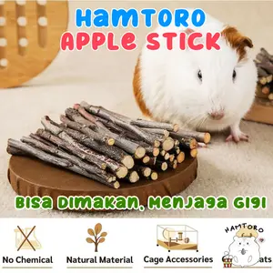 Mainan Hamster Stik Apel, Hamster Apple Orchard Stick