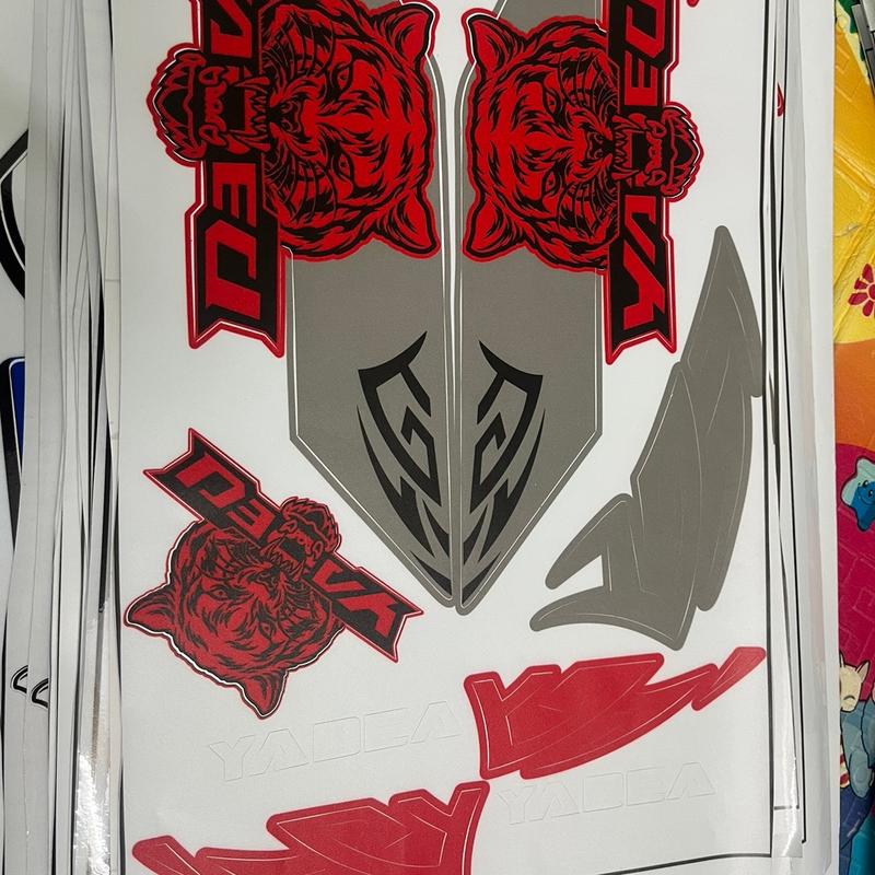 Bộ tem hổ 3 lớp dán xe điện xmen bao 1 năm không bong Nhãn Dán