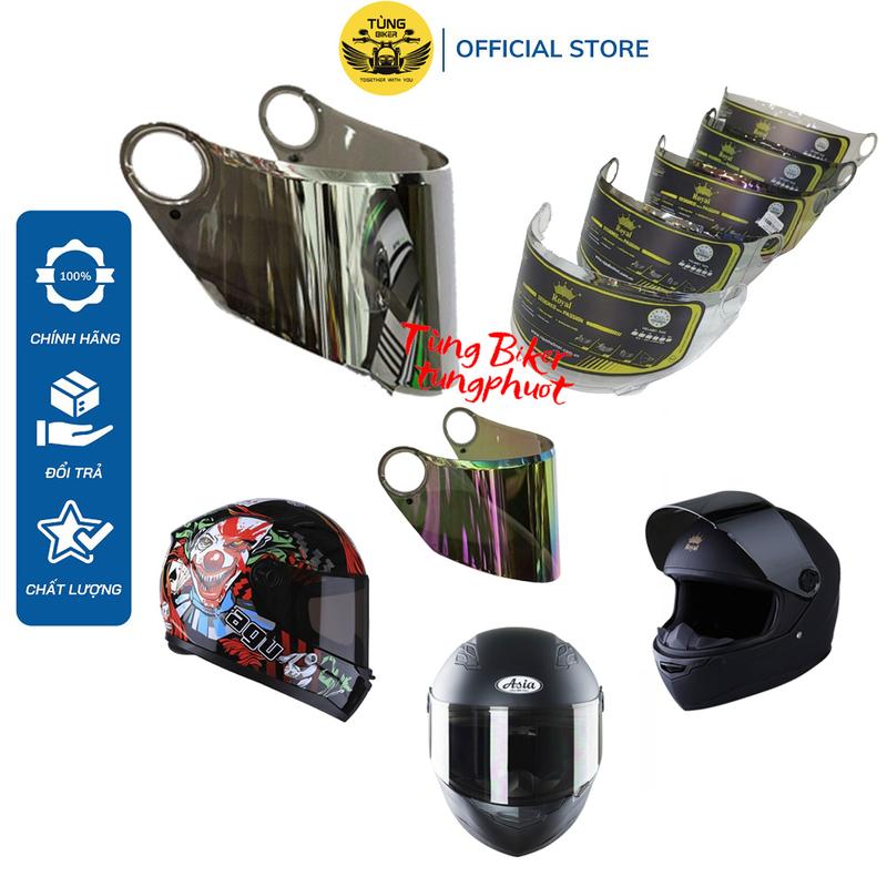 Kính Thay Thê Mũ Bảo Hiểm Fullface AGU, ASIA, Royal M136 Helmet