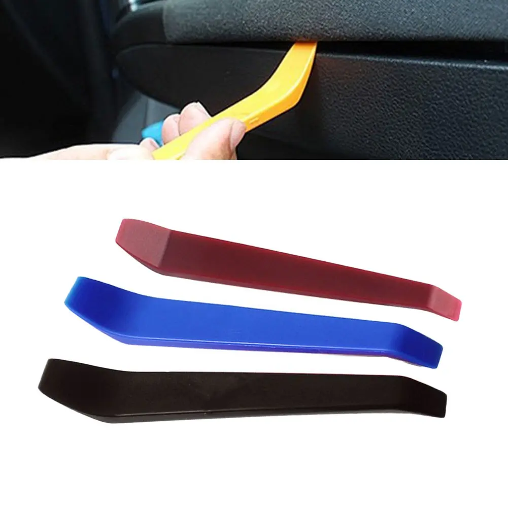 Dụng cụ cài đặt bảng điều khiển trang trí cửa ô tô, Dụng cụ tháo chốt clip cửa ô tô, Dễ dàng mang theo, Để ngăn ngừa trầy xước và hư hỏng trên ô tô, Bao gồm dụng cụ cài đặt