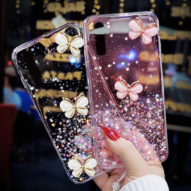 Product Introduction of Ốp Điện Thoại, Dành Cho OPPO Reno 12, 12F, 12Pro, 11, 11F, 11Pro, Reno 6, 5G, Reno6 Pro, 5G, Reno6 Z, 5G, Sang Trọng, Bướm Kim Cương Giả, Ngôi Sao Lấp Lánh, Ốp Điện Thoại Lấp Lánh, Silicon TPU Mềm Trong Suốt, Ốp Điện Thoại Di Động, Vỏ Bảo Vệ 1