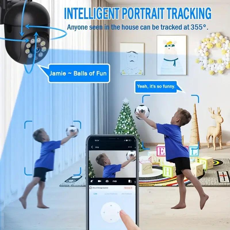 Wireless Security Camera, WiFi Monitoring Camera with Infrared Night View Function, 1080P HD WiFi Monitoring Camera 3