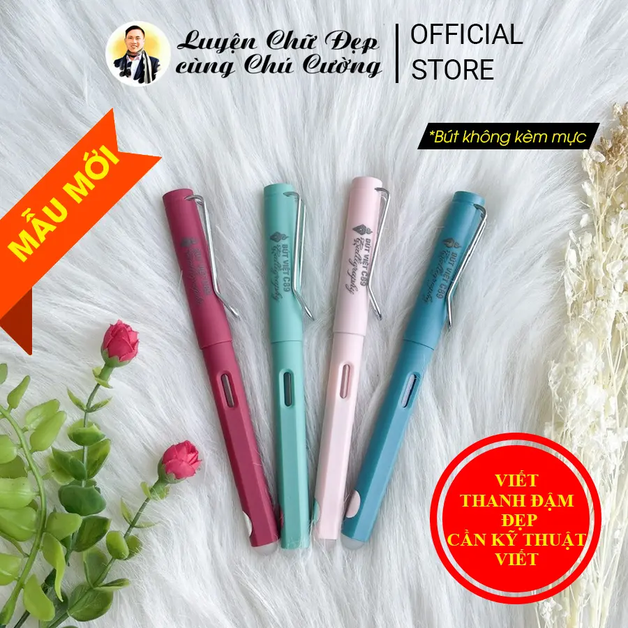 Bút Việt C89 Calligraphy (mẫu mới) | Ngòi Lá Tre Tạo Nét Thanh Đậm Đẹp Dễ Dàng (đọc kỹ mô tả)