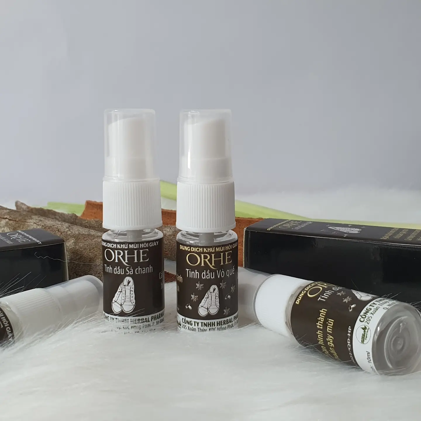 Dung dịch khử mùi hôi giày ORHE tinh dầu vỏ quế