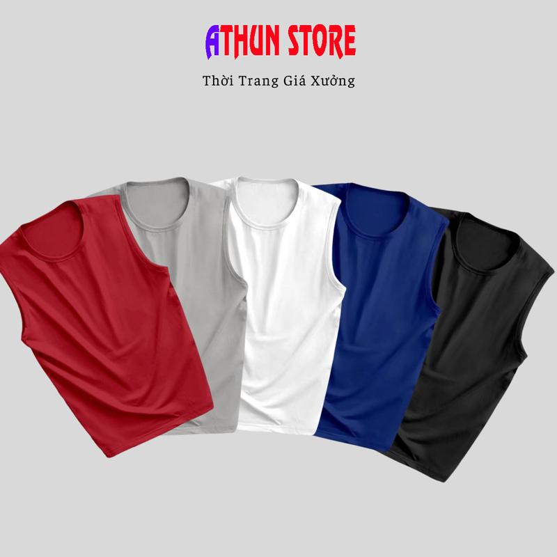 Combo 3 Áo Thun TankTop Nam Thun Lạnh Co Giãn Menswear