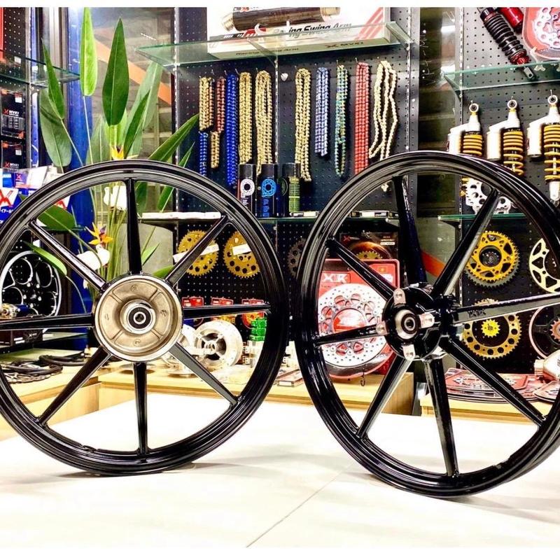 Mâm 8 cây wave x1r - trước đĩa sau đùm - phụ kiện thay thế Vành