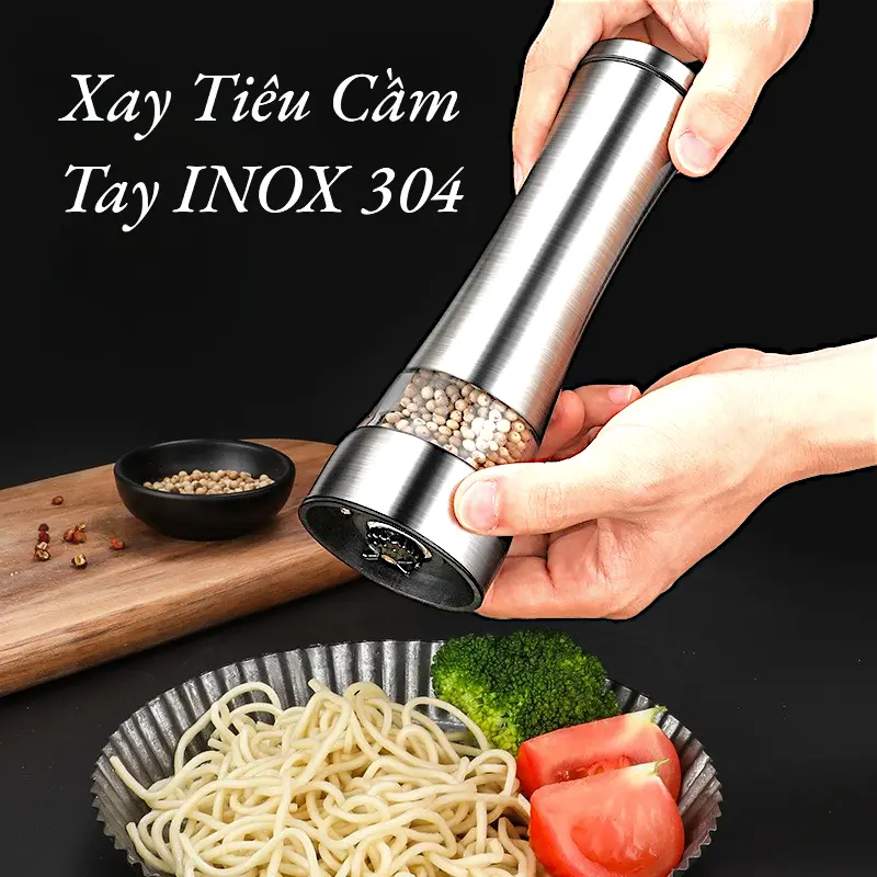 Dụng Cụ Xay Tiêu Inox 304 Thương Hiệu Katoshi Japan