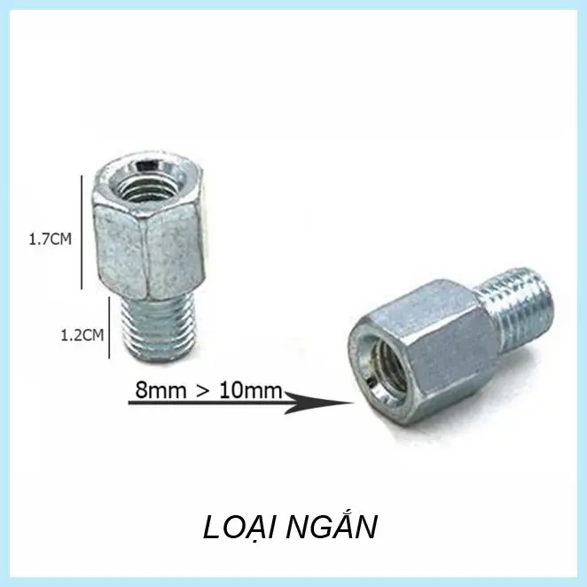 Ốc nối chuyển ren chân gương Phụ tùng xe máy 5d1f1v2df
