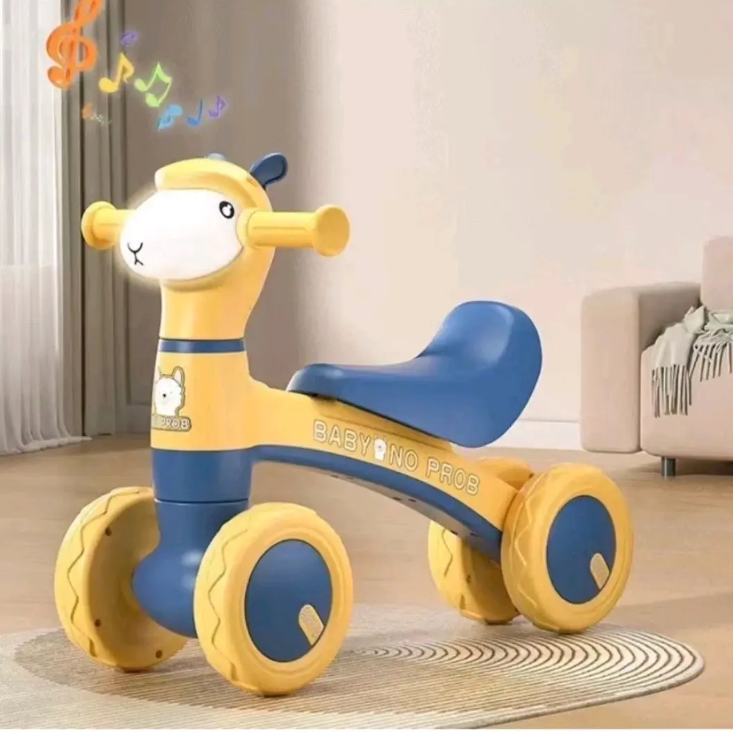 Xe chòi chân cân bằng hình cừu cho bé tập di từ 1 đến 5 tuổi
