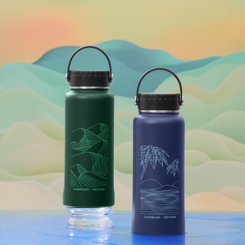 Product Introduction of Bình Giữ Nhiệt Lock&Lock Riga Tumbler LHC4160 897ml - Hàng Chính Hãng, Khay Lưới Lọc Trà, Quai Xách - JoyMall 50