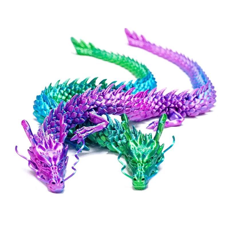 Product Introduction of [XKQ]3D Printed Chinese Dragon Full Body Joints Movable Home Furnishing Decoration Ornament Worth Collecting Creative Toys 21